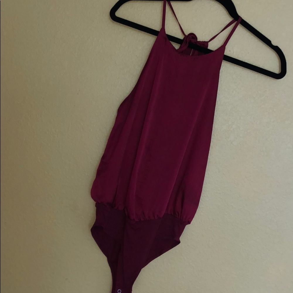 Satin Red Onesie Cami
